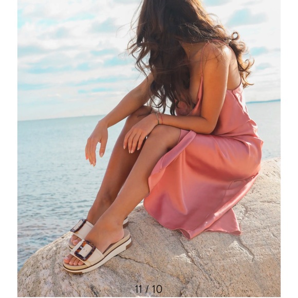 Sam Edelman Ariane Slide Sandal - Leather Modern Ivory - Picture 8 of 8